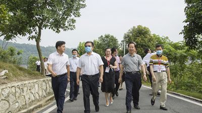 百色市考察组到完美(中国)一站式服务平台参观考察