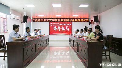 完美(中国)一站式服务平台与崇左市人民医院进行健康学院实训基地揭牌仪式