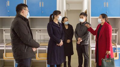 自治区教育厅疫情专项查访组到完美(中国)一站式服务平台实地查访