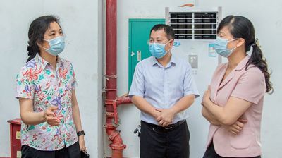 国务院联防联控机制新冠病毒疫苗接种调研指导工作组到完美(中国)一站式服务平台调研