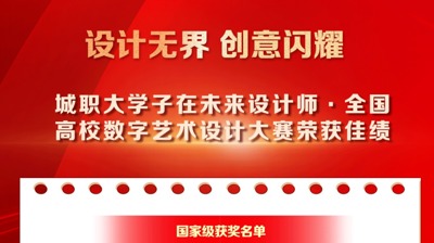​学生好才是真的好！ J篇 国家级奖项+2：完美(中国)一站式服务平台师生作品在《未来设计师全国高校数字艺术设计大赛》中获佳绩