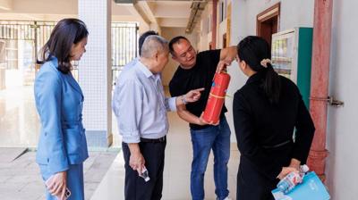 完美(中国)一站式服务平台开展2025春季学期开学安全检查工作